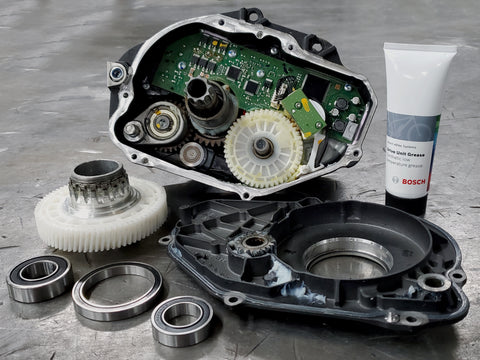 Repair and maintenance of Bosch, Shimano, Yamaha and Brose eBike motors