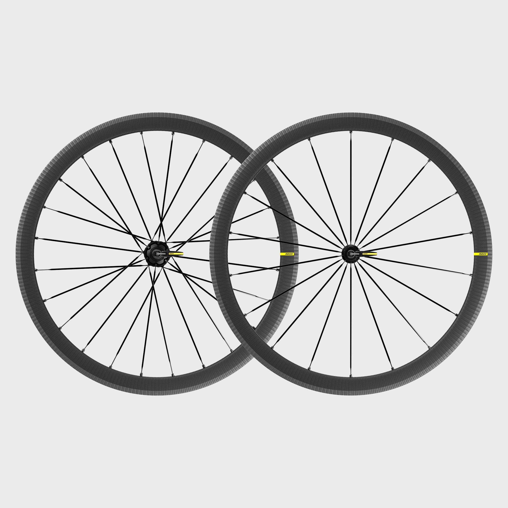 Mavic Cosmic SLR 40 Rim brake carbon wheelset wheel pair black