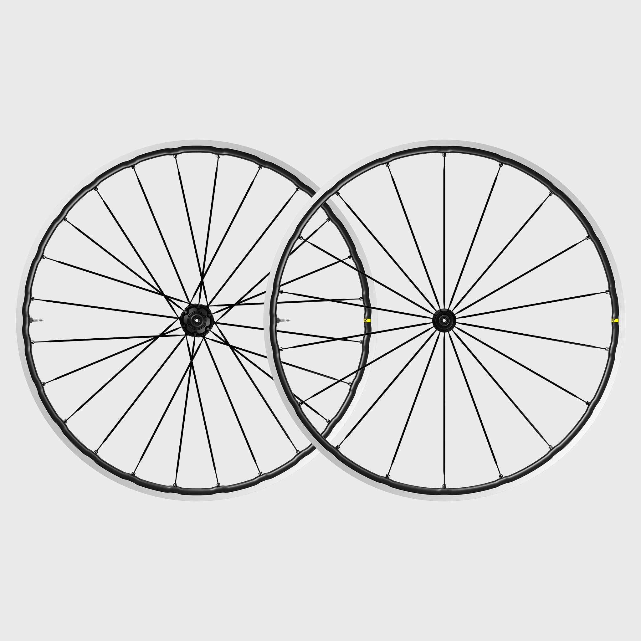 Mavic Ksyrium SL rim brake wheel pair wheelset 700C black