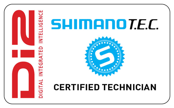 Certified technician for Shimano Di2 electronic shifting systems